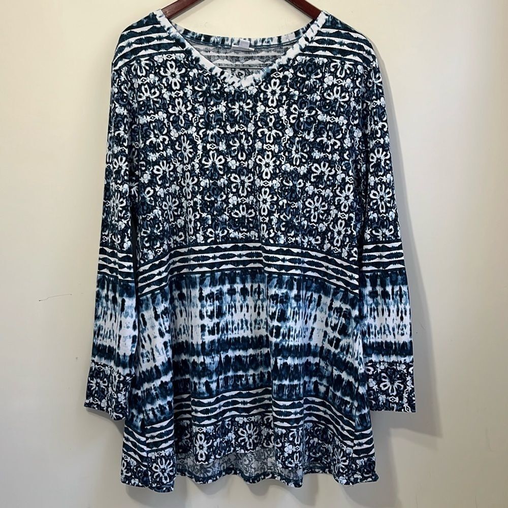 LuLaRoe Women’s Long Sleeve Tunic Shirt Size Large